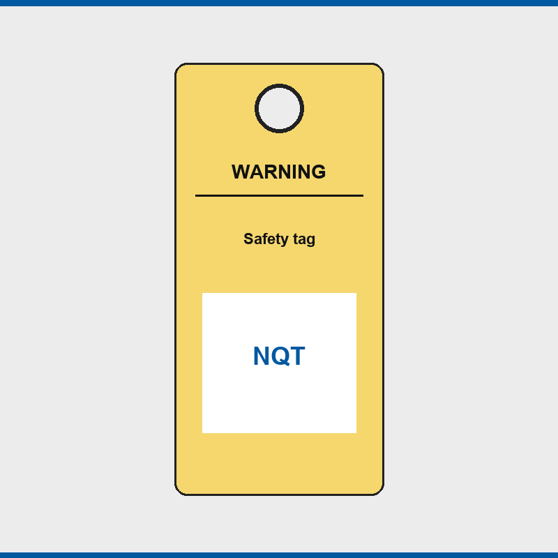 Safety Warning Tag