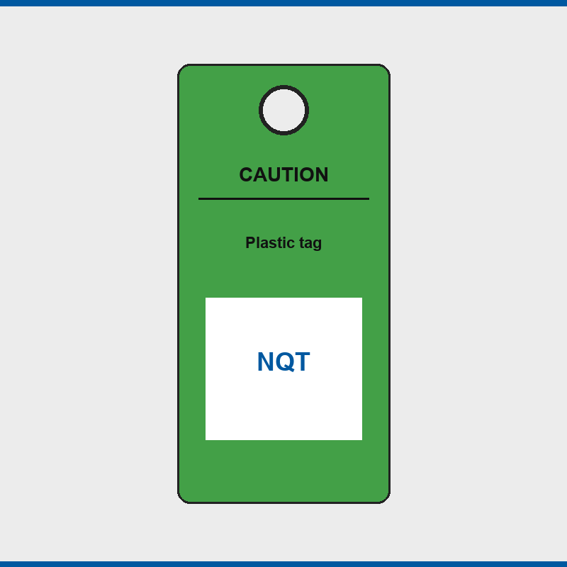 Plastic Lockout Tag
