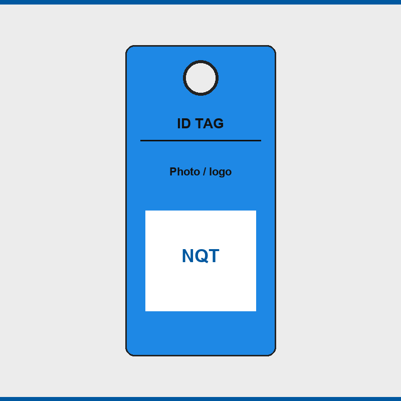 Custom Photo ID Tag