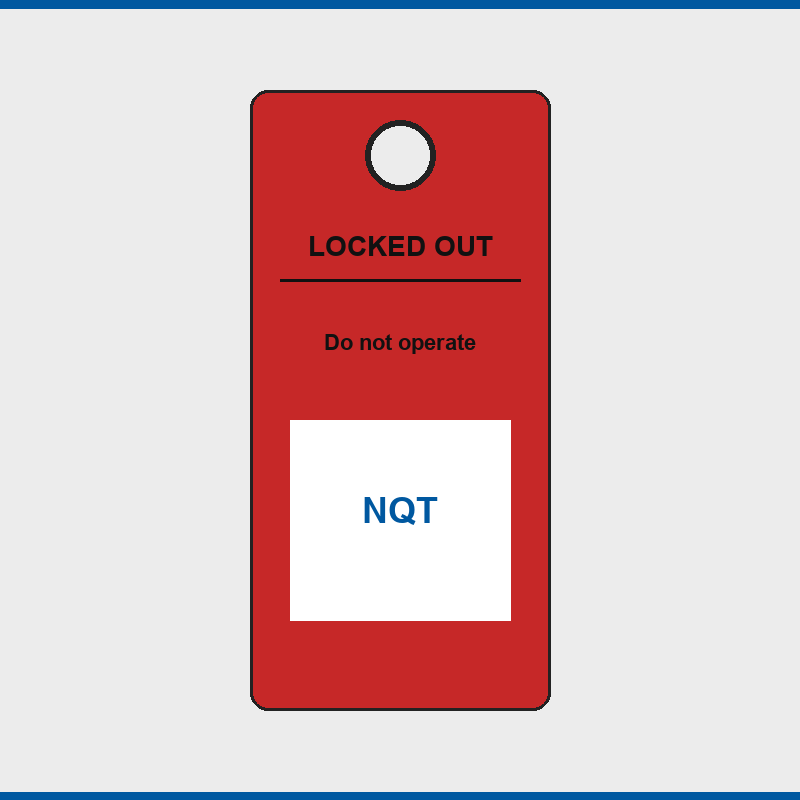 Custom Do Not Operate Tag