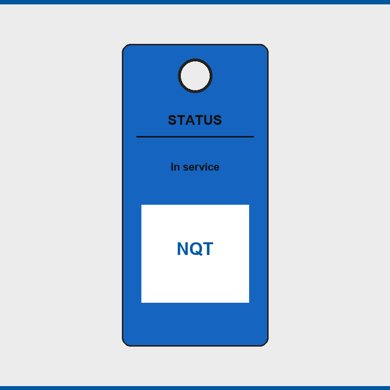 Custom Equipment Status Tag